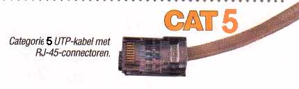 categorie 5 UTP-kabel met RJ45-stekker